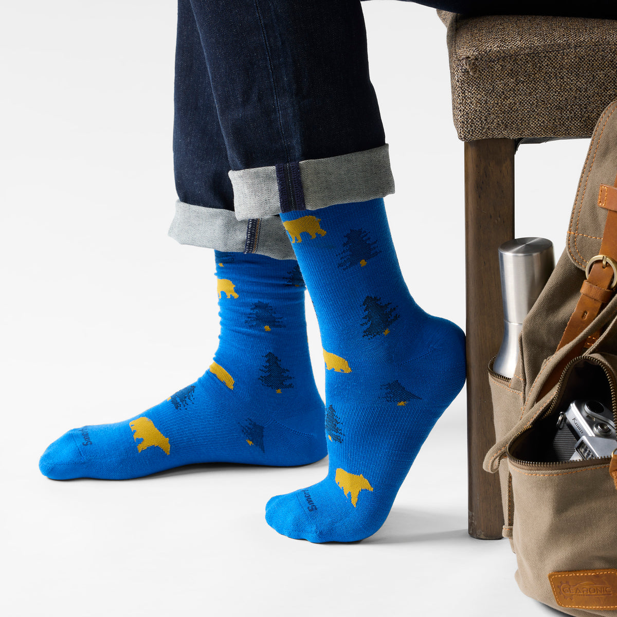 CHAUSSETTES EVERYDAY THROUGH THE TREES CREW-UNISEXE-SMARTWOOL