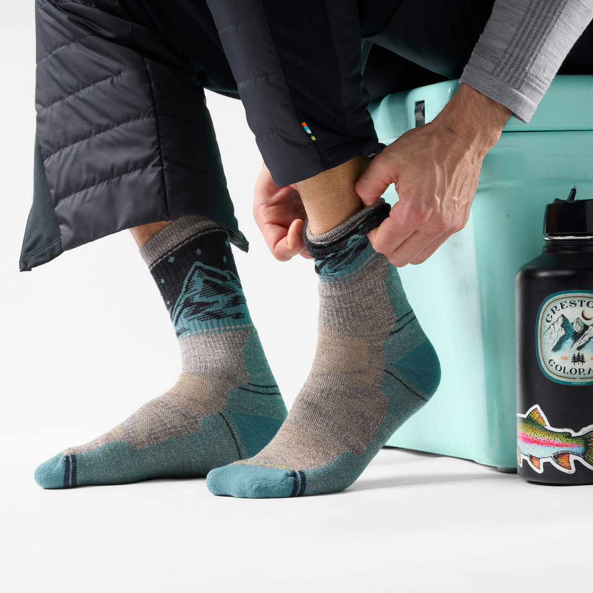 CHAUSSETTES DE RANDONNÉE HIKE VALLEY VIEW CREW-UNISEXE-SMARTWOOL