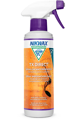 Nikwax-spray tx.Direct waterproofing for waterproof and ski clothing