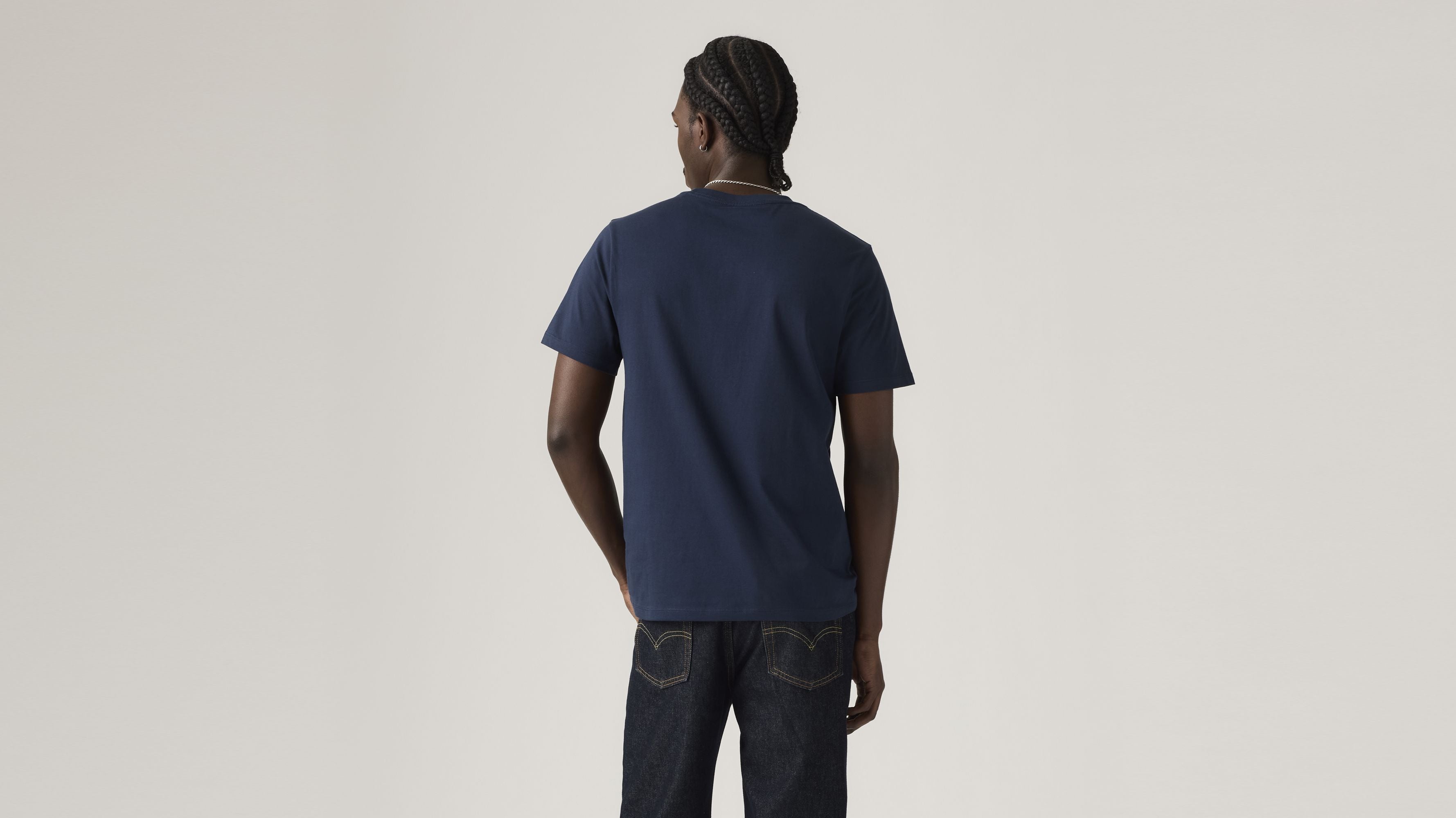 T-shirt graphic gris col rond homme Levi's | Destock Jeans T-shirt graphic gris col rond homme Levi's | Destock Jeans