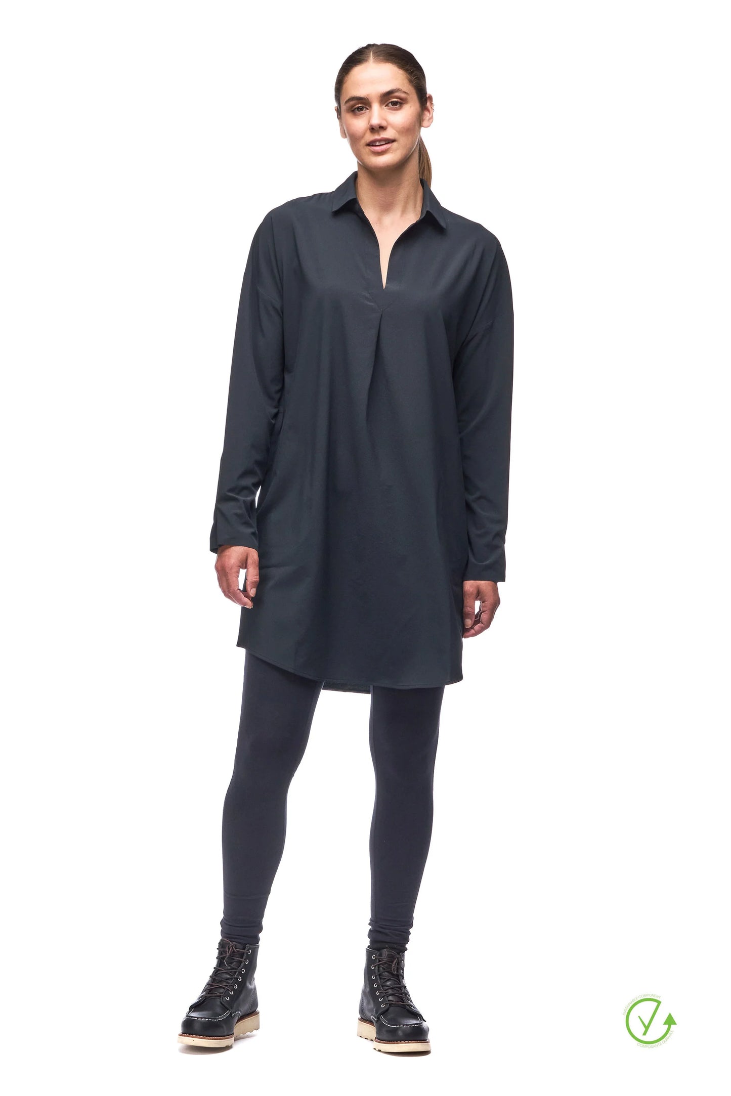 Indyeva-F-Robe LG FRIVOL with long sleeves