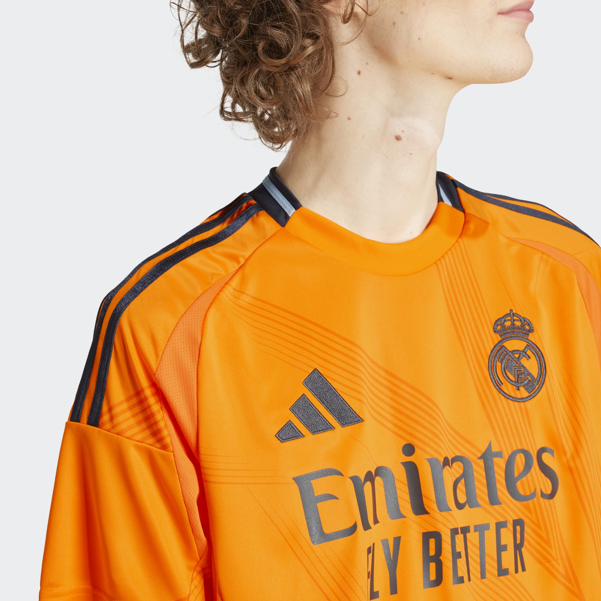 adidas Real Madrid オレンジシャツ S Real Madrid exterior jersey 24/25 Adidas – Sport & Chic