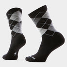 CHAUSSETTES DE SOUS-MOLLET DIAMOND JIM ARGYLE-NOIR-UNISEXE-SMARTWOOL