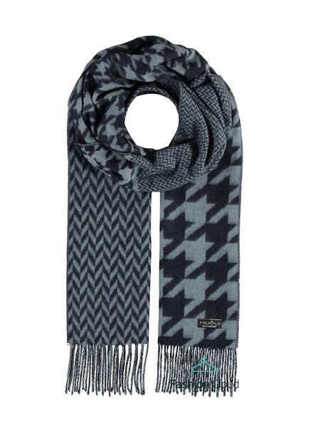 FRAAS-F-FOULARD À MOTIF PIED-DE-POULE CASHMINK