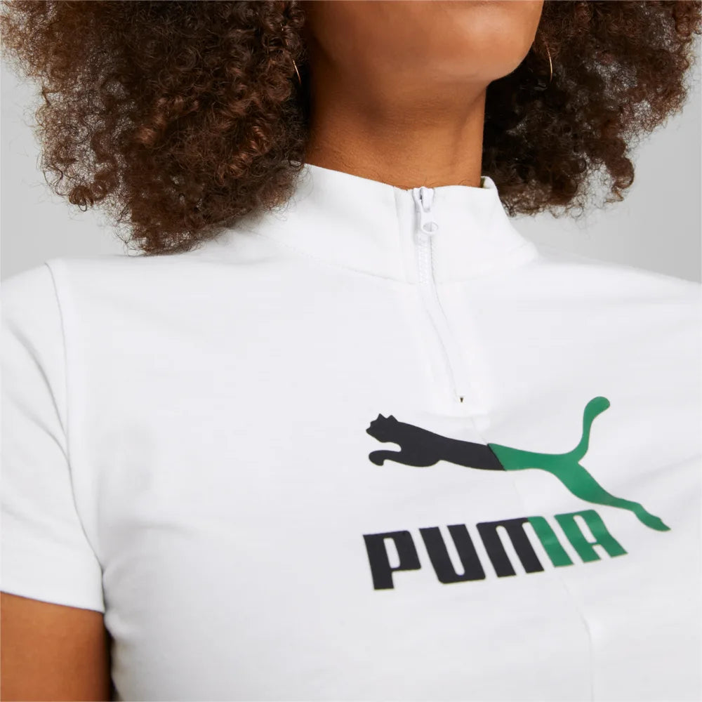 Puma-f-t-shirt collar 1/4 classic zip