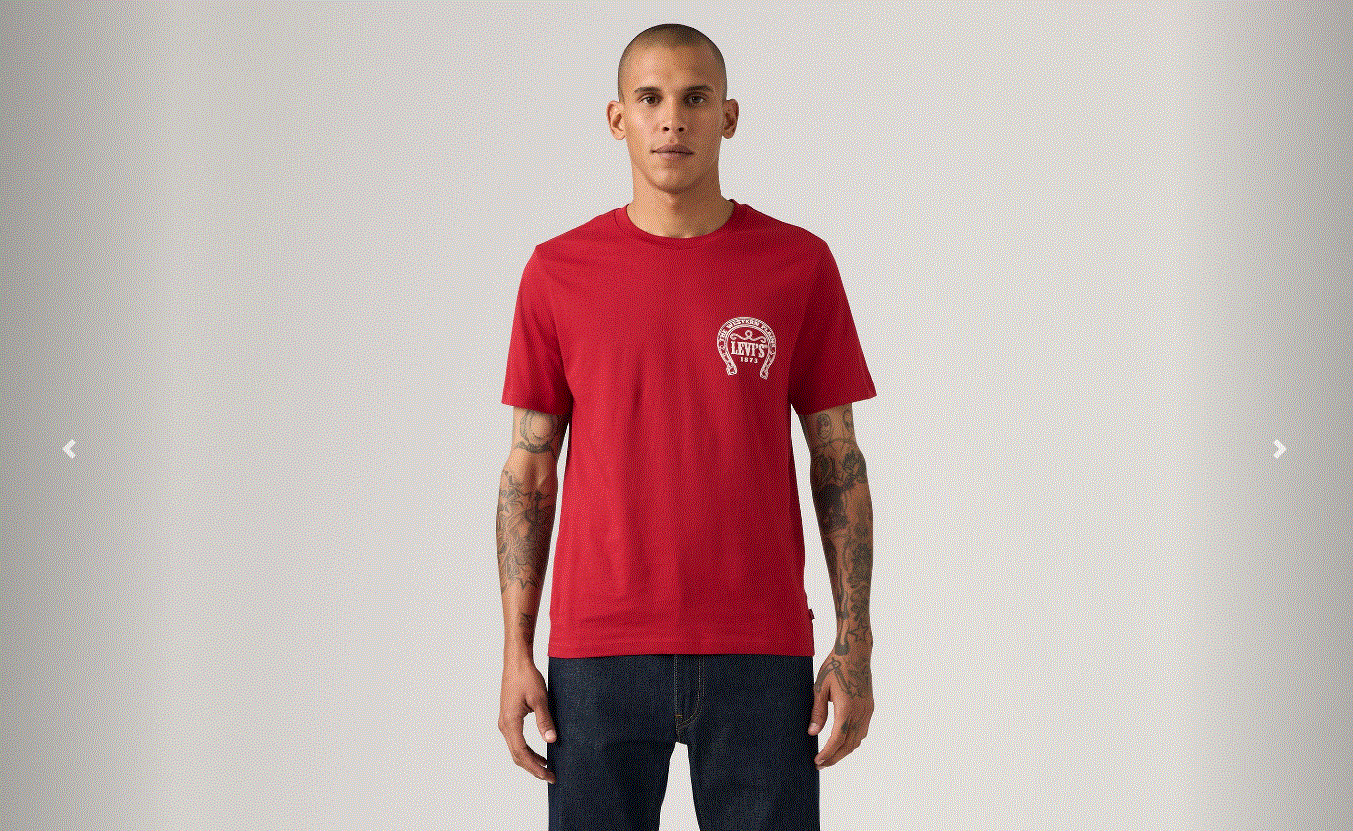 Graphic-man-levi's round-collar t-shirt – Sport & Chic