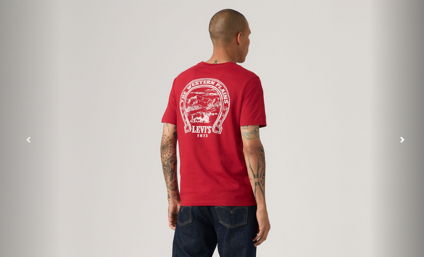 Graphic-man-levi's round-collar t-shirt – Sport & Chic