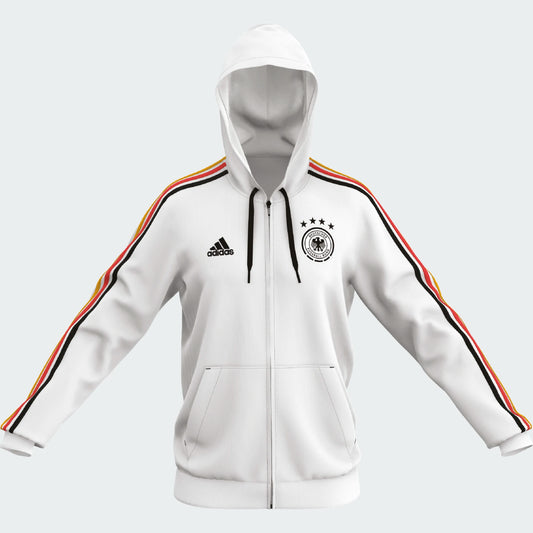 Adidas-H-Veste with entirely Zipped Germany DNA hood