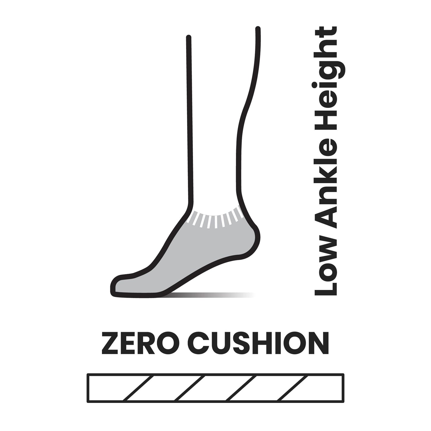 Smartwool-Chaussette Run Zero Cushion Low Ankle Unisex