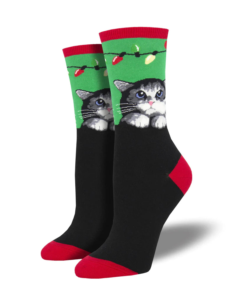 SOCKSMITH-F-CHAUSSETTES PURRTY LIGHTS