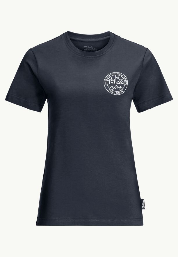 Jack Wolfskin-F-T-T-shirt organic cotton campfire t