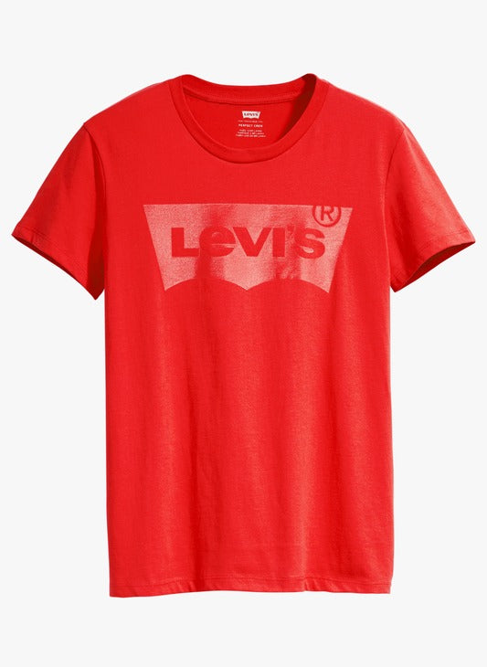 LEVIS F-PERFECT RED LOGO T-SHIRT