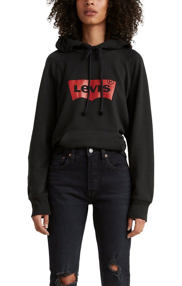 Levis f graphic sports Hoodie M BLACK APPAREL