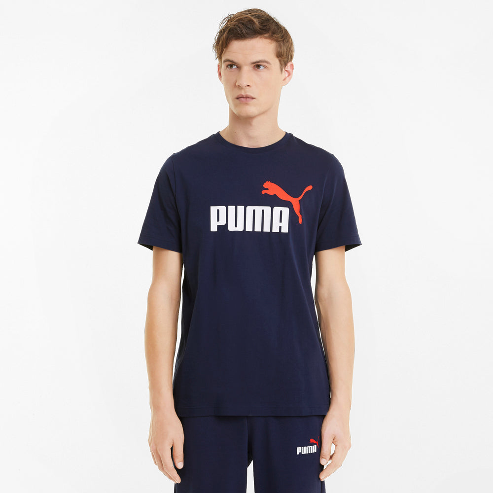 Puma-h-t-shirt essentials+ 2 colors logo