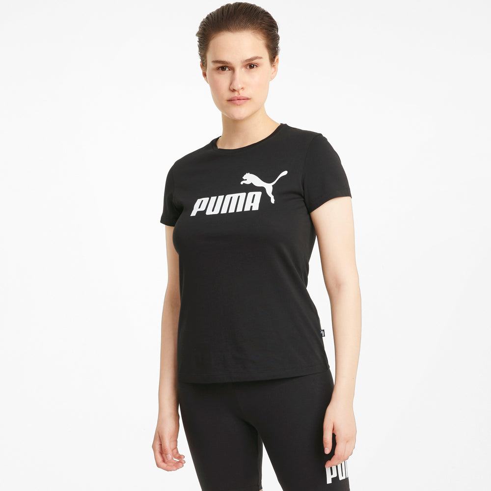 Puma-F-T-T-Shirt Essential with Logo
