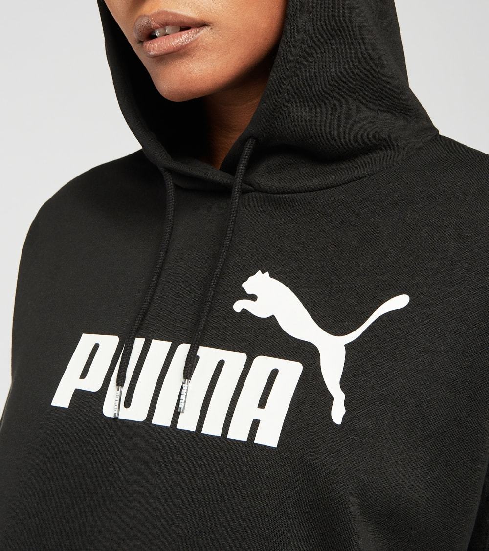 PUMA-F-Hoodie Essentials Cropped Logo