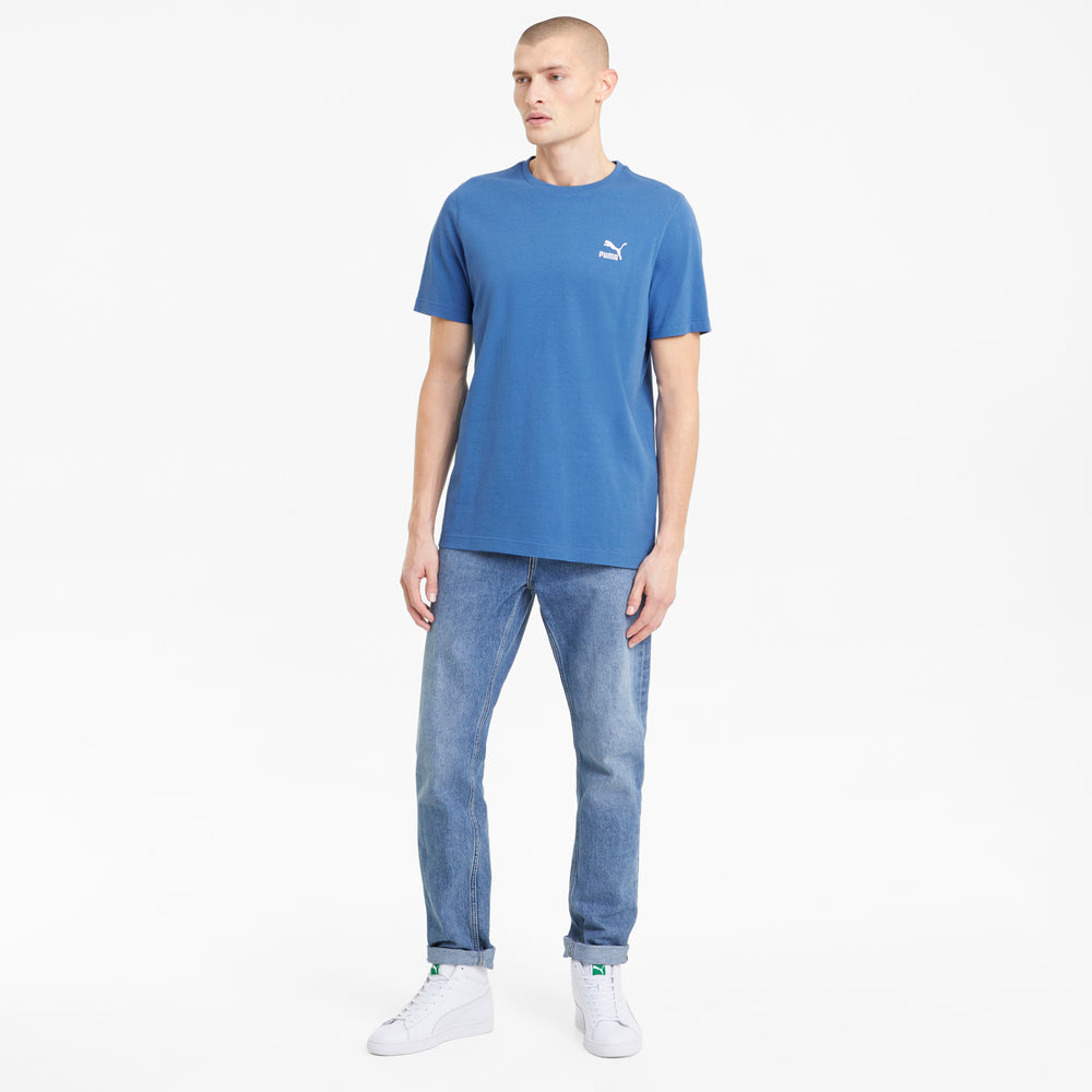 PUMA-H-T-SHIRT WITH EMBROIDERED LOGO