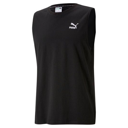 PUMA-H-T-SHIRT WITH SLEEVELESS EMBROIDERED LOGO