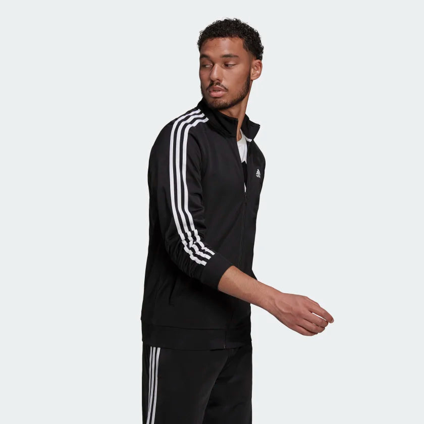 Adidas-H-Veste of Primegreen Essentials Warm-Up 3-Stripes Slips Primegreen