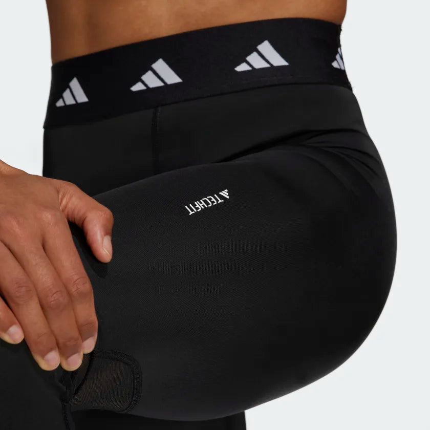 Buy adidas Women's Techfit 3-Stripes Long Gym Leggings Black in