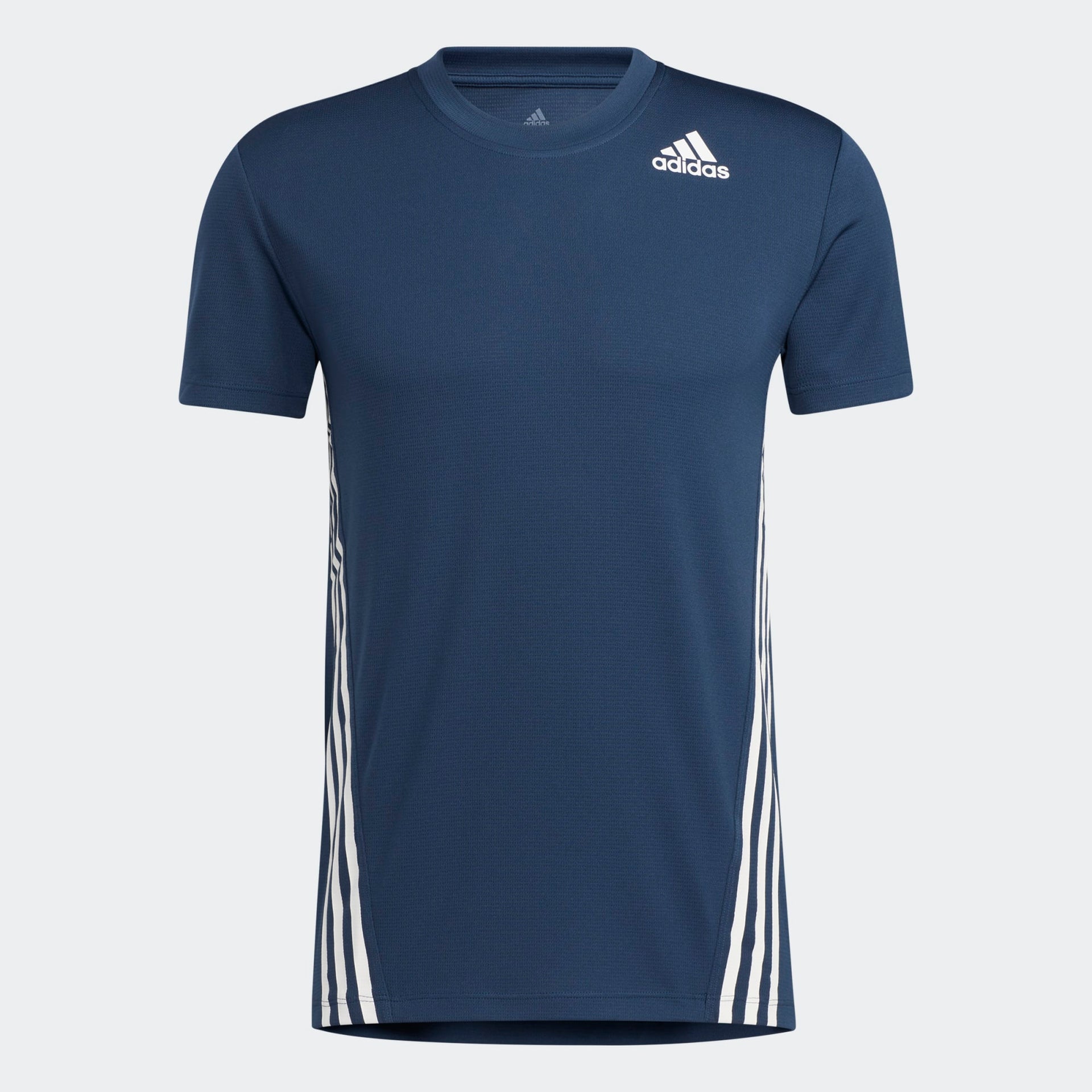 Adidas-h-t-shirt Aeroready Stripes S Crew Navy Apparent
