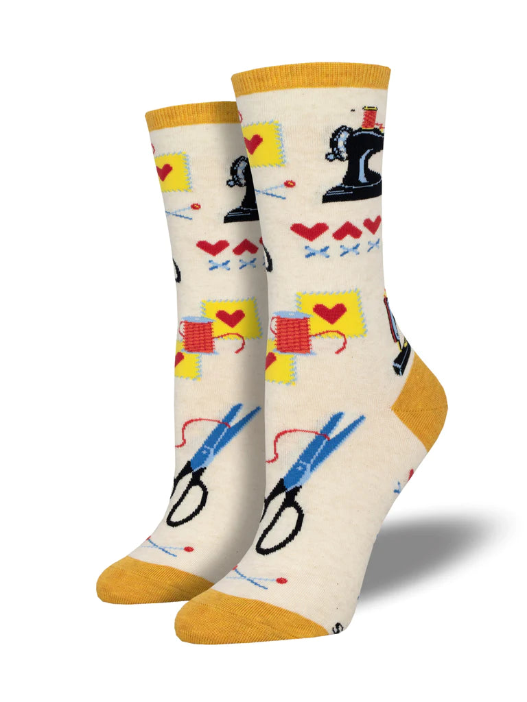 SOCKSMITH-F-CHAUSSETTES SEW IN LOVE