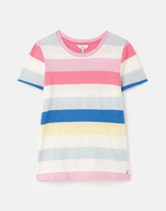 JOULES-F-T-SHIRT CARLEY STRIPE COL ROND