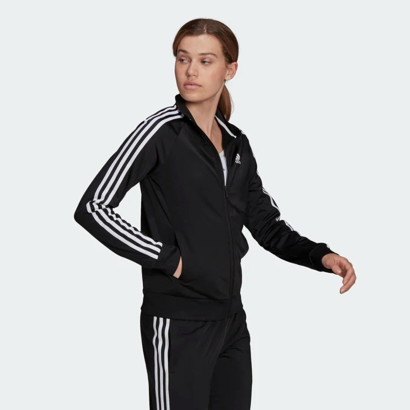 adidas Primegreen Essentials Warm-Up Slim 3-Stripes Track Jacket