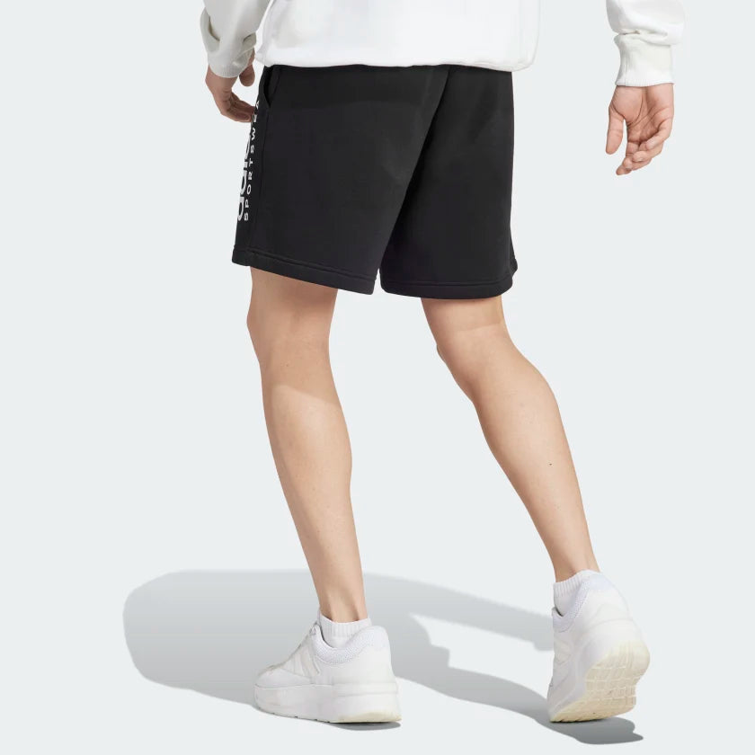 Adidas-H-SHORT GRAPHIC IN MOLLETON ALL SZN