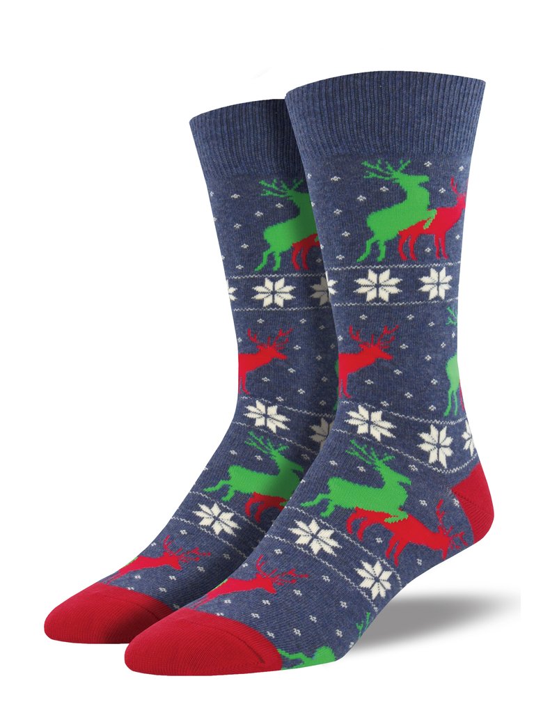 SOCKSMITH-H-CHAUSSETTES NAUGHTY REINDEER GAMES