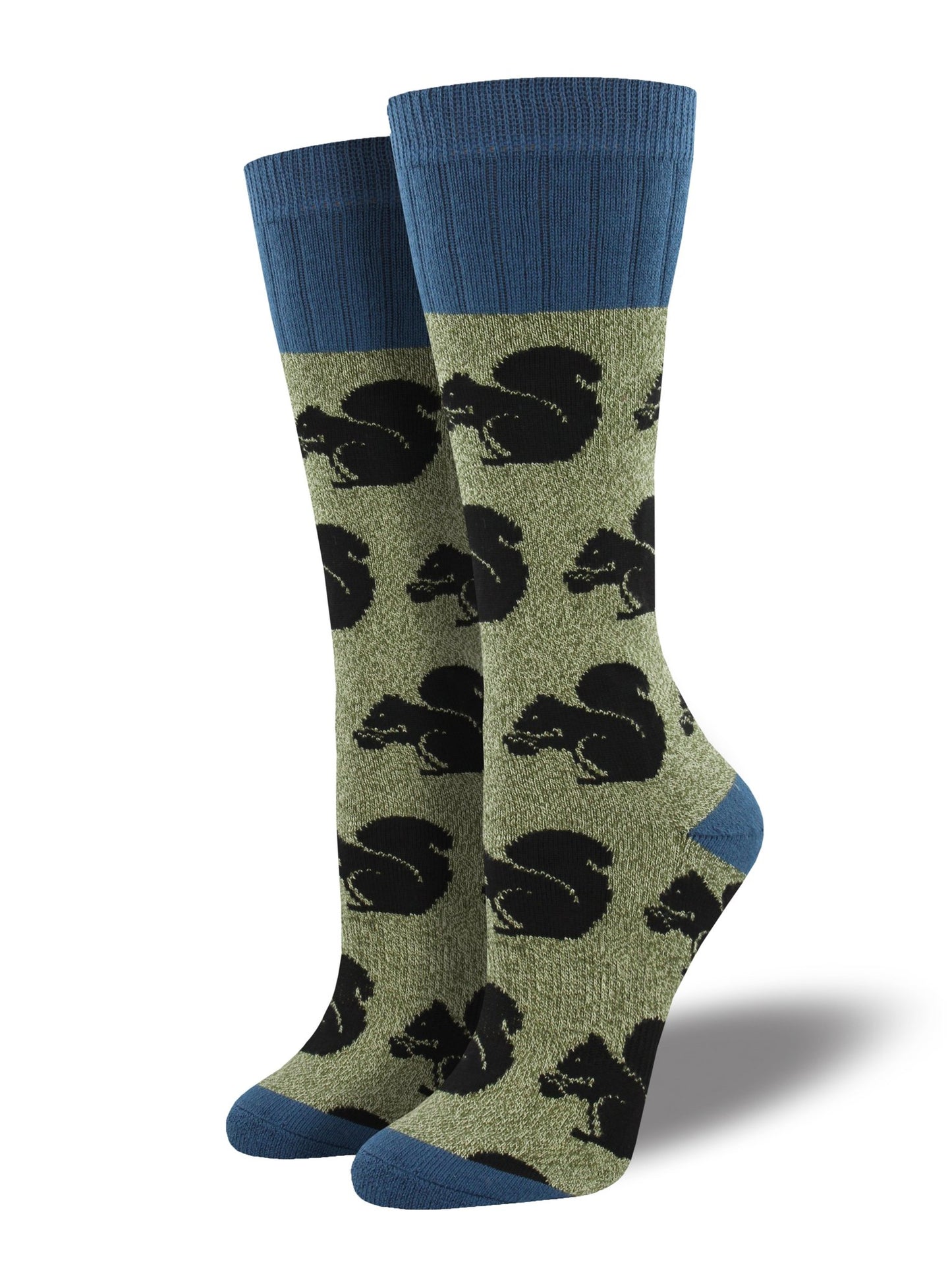 SOCKSMITH-F-CHAUSSETTES OUTLANDS SQUIRREL-VERT