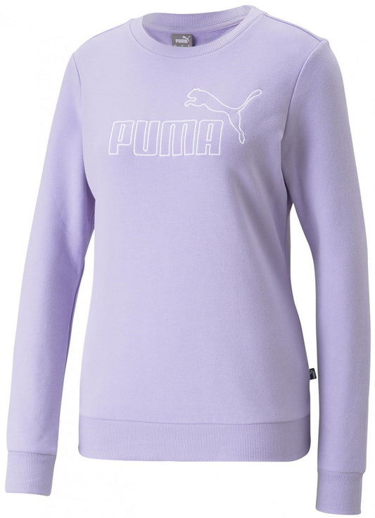 Puma-F-Chandail with neckline in circles Essentials Elevated