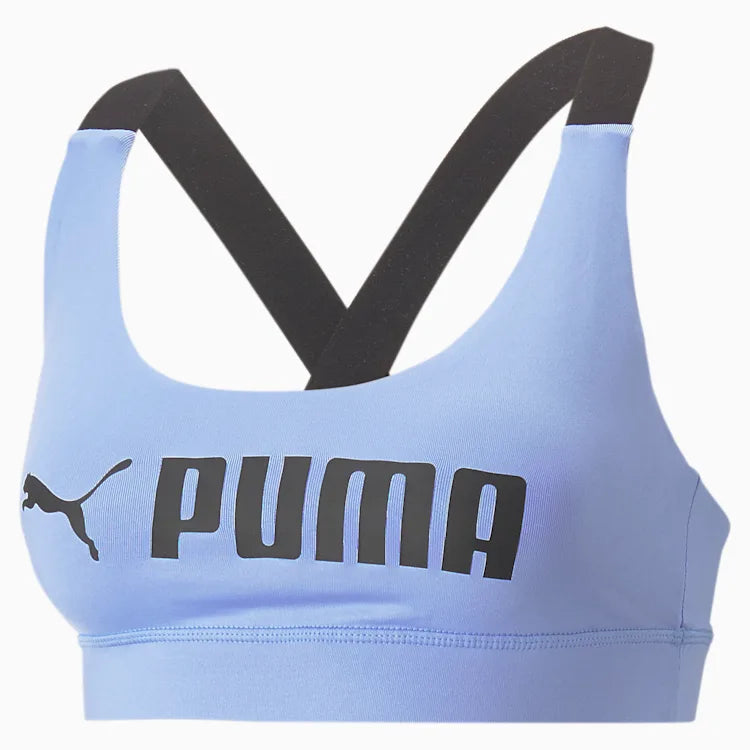 Puma Brassière de sport Elastic Padded Bleu - Vêtements Brassières