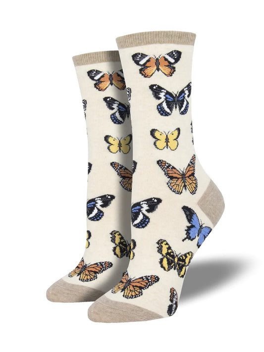 Socksmith-F-Chaussettes Majestic Butterflies